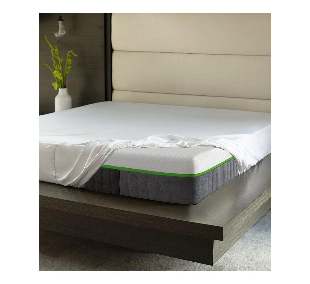 Cariloha Mattress Protector | White | Queen | 100% Waterproof Protection | Viscose Material | Naturally breathable and Moisture wicking