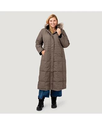 Free Country Women's Plus Size Full Length Splendor Down Jacket