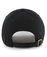 Women's '47 Brand Black Pittsburgh Steelers Confetti Icon Clean Up Adjustable Hat
