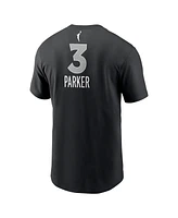 Nike Men's and Women's Candace Parker Black Las Vegas Aces Explorer Edition Name Number T-Shirt