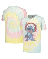 Mad Engine Big Boys and Girls Lilo and Stitch Games Tie-Dye Graphic T-Shirt