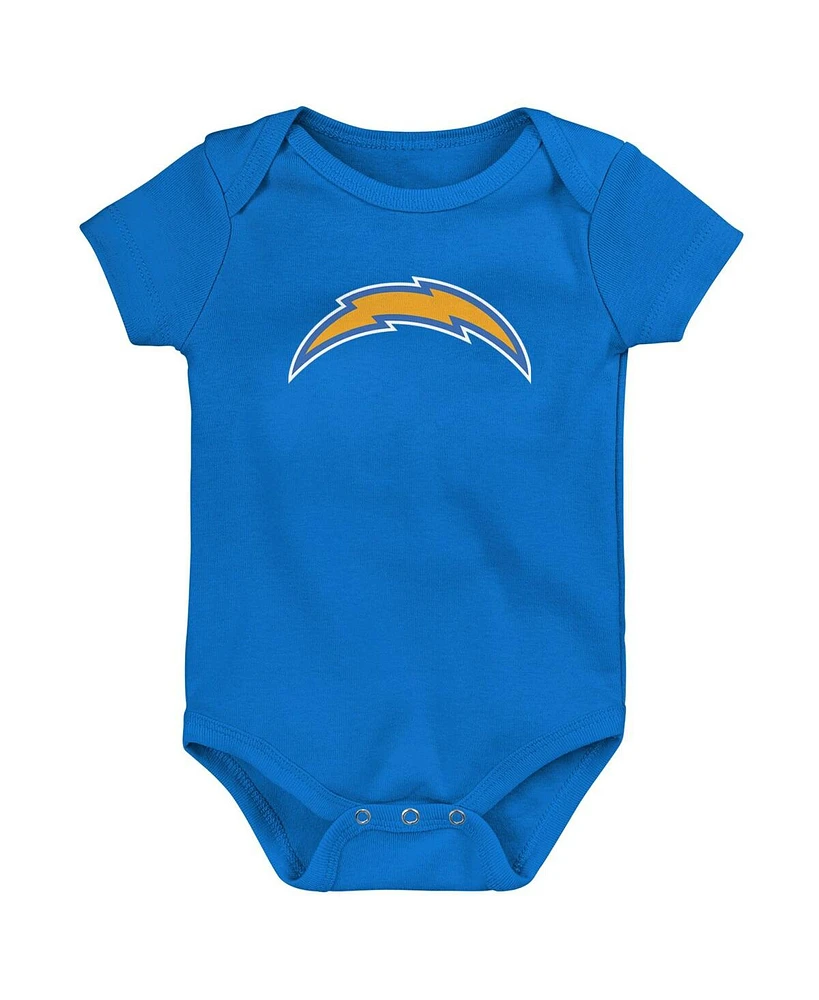 Outerstuff Baby Powder Blue Los Angeles Chargers Team Logo Bodysuit