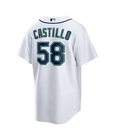 Nike Men's Luis Castillo White Seattle Mariners Home Replica Jersey