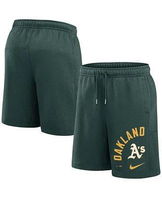 Nike Men's Green Oakland Athletics Arched Kicker Shorts