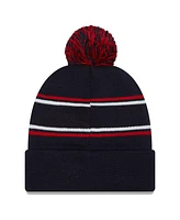 New Era Men's Navy Usmnt Marquee Cuffed Knit Hat with Pom