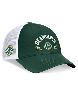 Top of the World Men's Green/White Alaska Anchorage Seawolves Free Kick Trucker Adjustable Hat