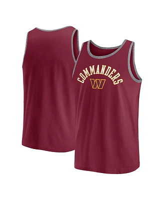 Fanatics Men's Burgundy Washington Commanders Bet Tank Top