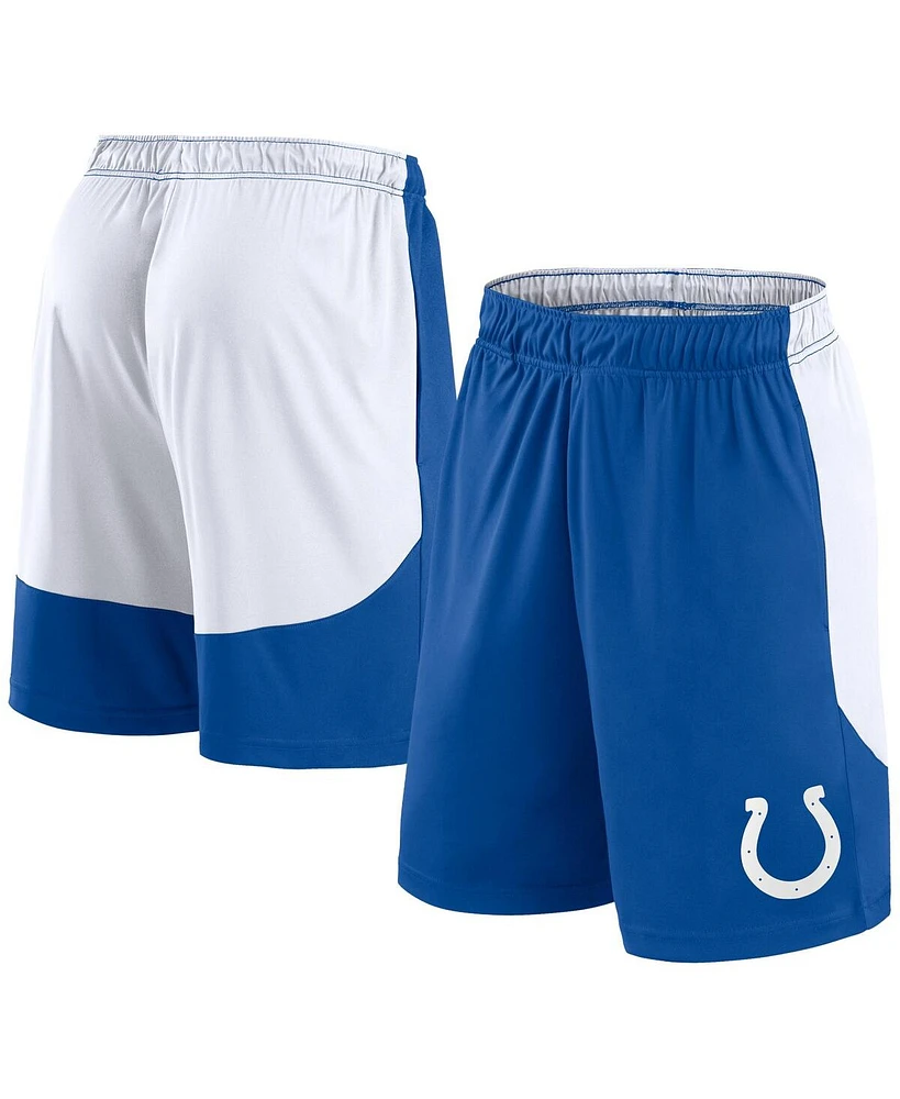 Fanatics Men's Royal/White Indianapolis Colts Go Hard Shorts