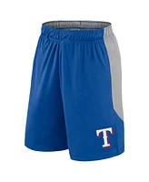 Fanatics Men's Royal/Gray Texas Rangers Go Hard Shorts