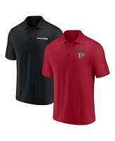 Fanatics Men's Atlanta Falcons Lockup Two-Pack Polo Set