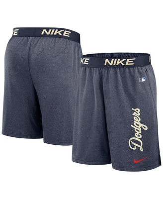 Nike Men's Navy Los Angeles Dodgers 2024 City Connect Authentic Collection Practice Performance Shorts