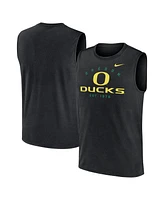 Nike Men's Black Oregon Ducks Primetime Legend Lock Up Performance Muscle Tank Top