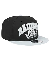 New Era Men's Black/Silver Las Vegas Raiders Team Establish 9FIFTY Snapback Hat