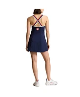 Polo Ralph Lauren Women's Navy Team Usa 2024 Summer Olympics Villagewear Performance Sleeveless Tank Dress