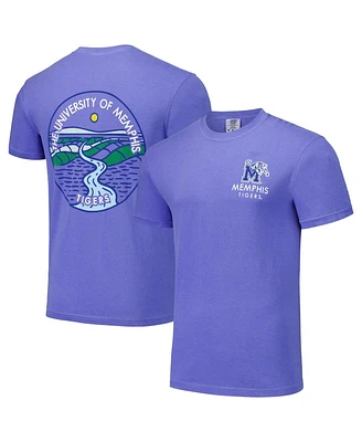 Image One Men's and Women's Royal Memphis Tigers Scenic Comfort Colors T-Shirt