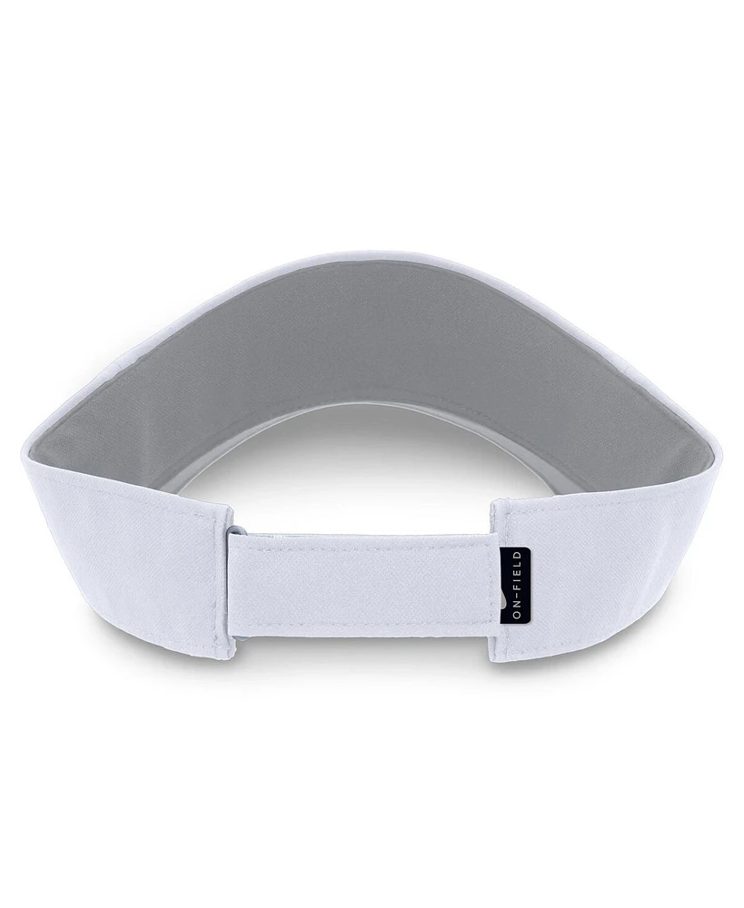 Nike Men's and Women's White Duke Blue Devils 2024 Sideline Fit Ace Visor