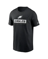 Nike Men's Black Philadelphia Eagles Sideline Performance T-Shirt