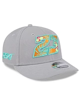 New Era Men's Gray Bubba Wallace Low Profile 9FIFTY Snapback Hat