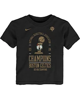 Nike Toddler Black Boston Celtics 18-Time Nba Finals Champions Locker Room T-Shirt