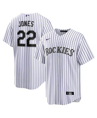 Nike Men's Nolan Jones White Colorado Rockies Home Replica Jersey