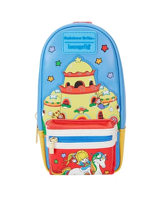 Loungefly Rainbow Brite Color Castle Stationary Mini Backpack Pencil Case