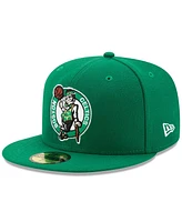 New Era Men's Kelly Green/ Boston Celtics 2024 Nba Finals Champions Side Patch 59FIFTY Fitted Hat
