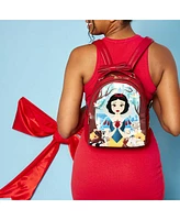 Loungefly Snow White and the Seven Dwarfs Apple Quilted Velvet Mini Backpack