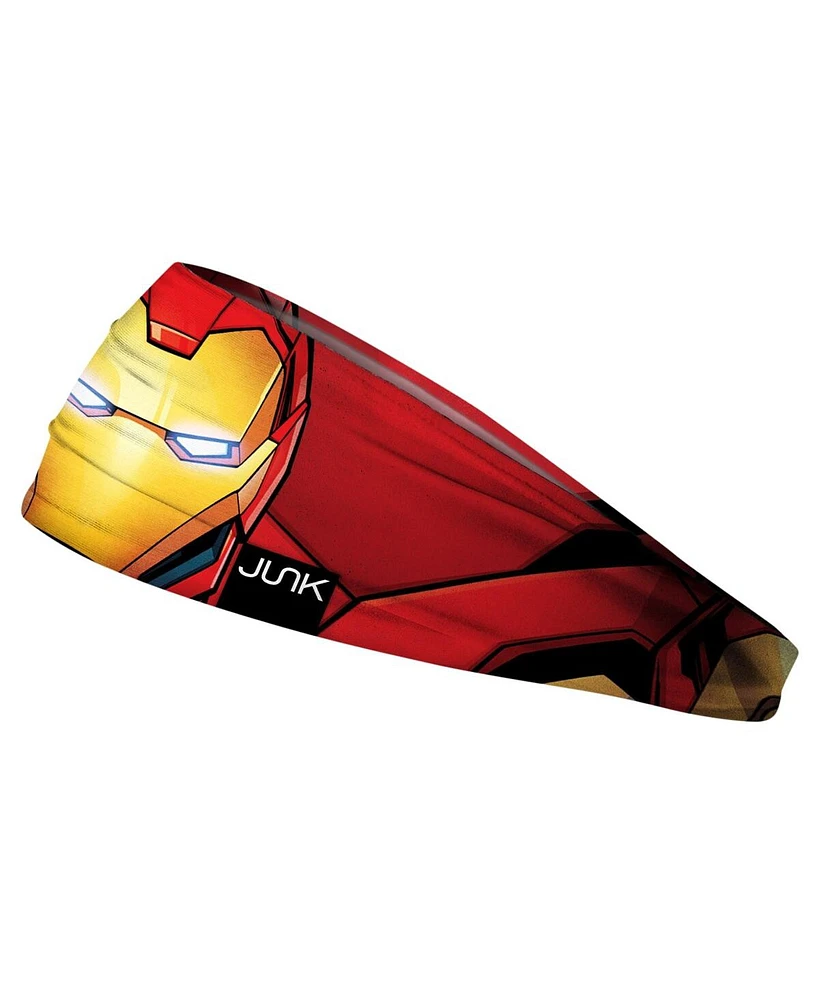 Junk Brand Mens and Womens Iron Man Close-Up Headband