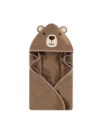 Hudson Baby Unisex Cotton Animal Face Hooded Towel