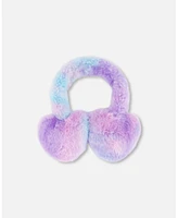 Deux par Deux Girl Faux Fur Earmuffs Multicolor - Toddler|Child