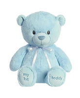 ebba Large My First Teddy Adorable Baby Plush Toy Blue 28"