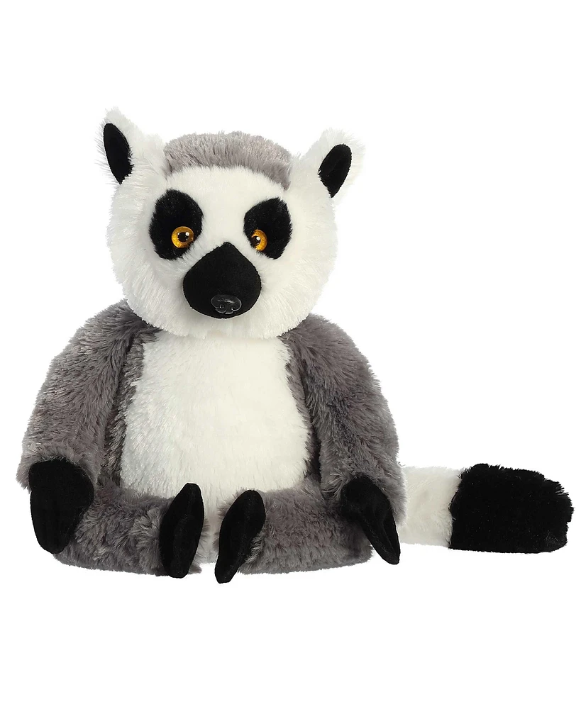 Aurora Medium Ring Tailed Lemur Destination Nation Adventurous Plush Toy Gray 11"