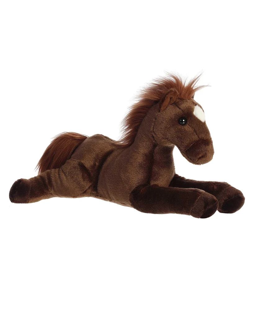 Aurora Medium Outlaw Flopsie Adorable Plush Toy Brown 12"