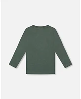 Deux par Deux Toddler Boys T-Shirt With Print Forest Green - Toddler|Child