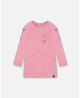 Deux par Toddler Girls Tunic With Front Pocket Pink - Toddler|Child