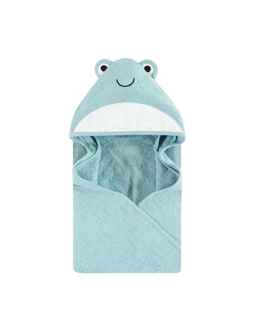 Hudson Baby Unisex Cotton Animal Face Hooded Towel