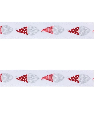 Slickblue Wired Polyester Holiday Ribbon (Set of 2) For Decor