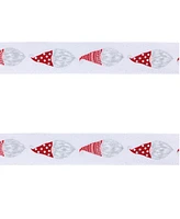 Slickblue Wired Polyester Holiday Ribbon (Set of 2) For Decor