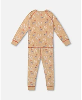 Deux par Deux Toddler Unisex Organic Cotton Two Piece Family Christmas Pajama Set - Toddler|Child