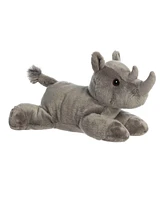 Aurora Medium Rodney Rhino Flopsie Adorable Plush Toy Gray 12"