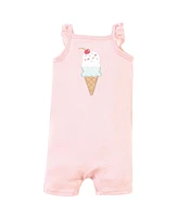 Hudson Baby Baby Girls Hudson Cotton Bodysuits and Rompers