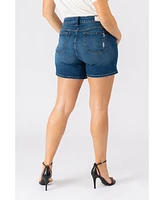 Slink Jeans Plus Side Vent Shorts