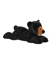 Aurora Large Blackstone Bear Grand Flopsie Adorable Plush Toy Black 16.5"