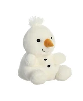 Aurora Mini Froyo Snowman Palm Pals Adorable Plush Toy White 5"