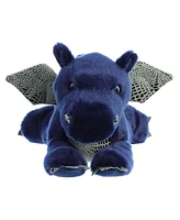 Aurora Medium Sapphire Dragon Flopsie Adorable Plush Toy Blue 12"