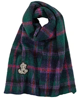 Lauren Ralph Lauren Brushed Lofty Scarf with Crystal Patch