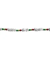 Slickblue Beaded Tinsel Garland (Set of 6)