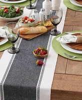 Design Imports Dobby Stripe Ribbed Table Runner, 13"x108 "
