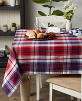 Design Imports Americana Plaid Tablecloth