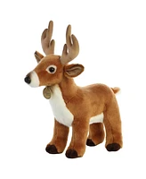 Aurora Large Deer Miyoni Realistic Plush Toy Brown 14"